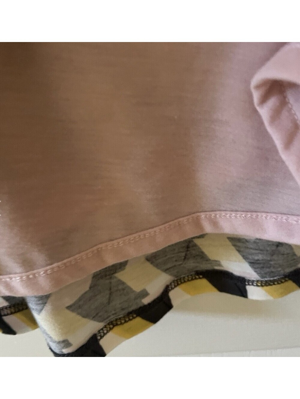 Boden Dress Woman Size 10 Pink, Black, Yellow, Geometric, Soft Modern Mommy - Picture 8 of 8